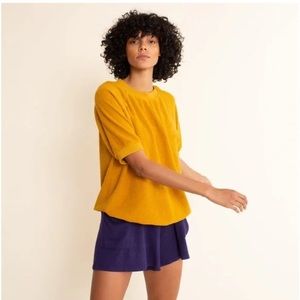 Jungmaven short sleeve raglan Sherpa sweatshirt L